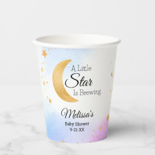 Gobelets En Papier Little Star Brewing Baby Shower