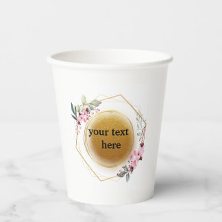 Gobelets En Papier logo cool moderne propre look