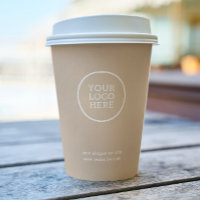 Logo de l'entreprise | Tasses de papier d'entrepri