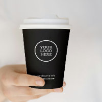 Logo d'entreprise minimaliste noir élégant