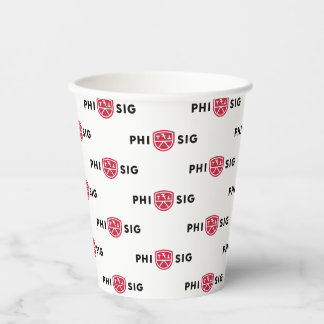 Gobelets En Papier Logo Phi Sigma Kappa