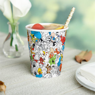 Gobelets En Papier LOONEY TUNES™ Color Pop Motif