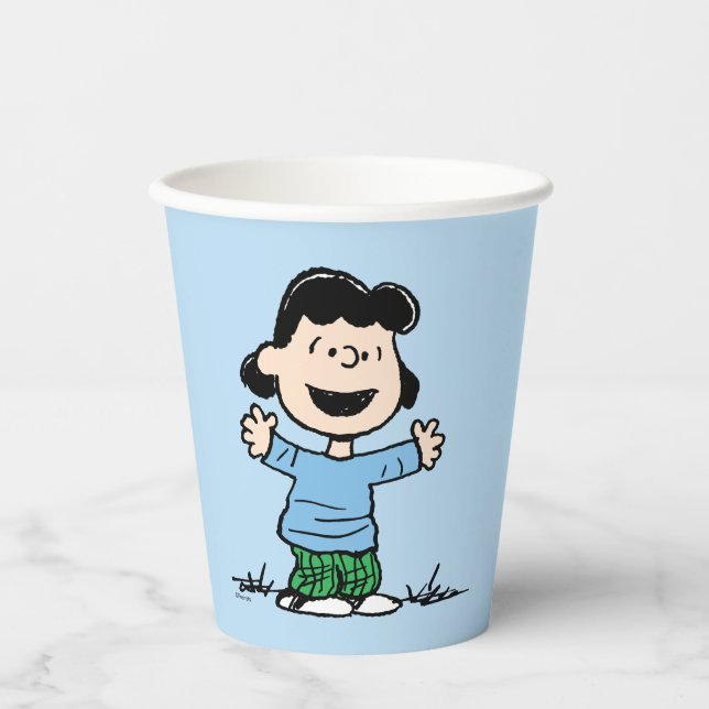 Gobelets En Papier Lucy Avec Bras Large (Recto)