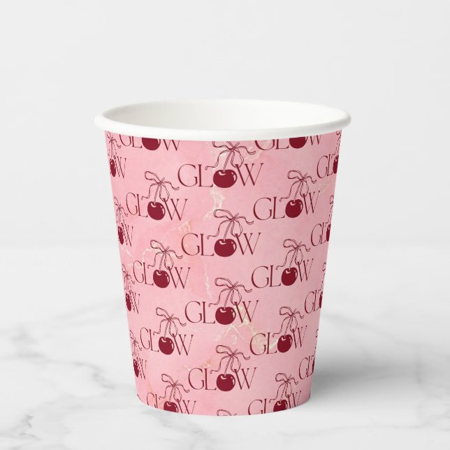 Gobelets En Papier Lueur (Recto)