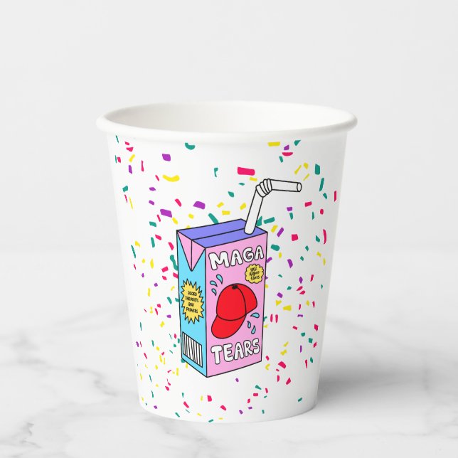Gobelets En Papier MAGA Tears Party Cups (Recto)