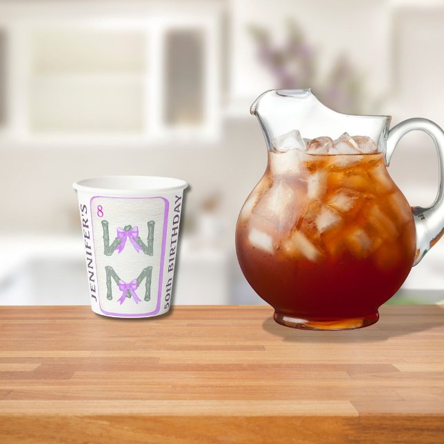 Gobelets En Papier Mahjong Party Theme Cups, mahjong tiles (Créateur téléchargé)