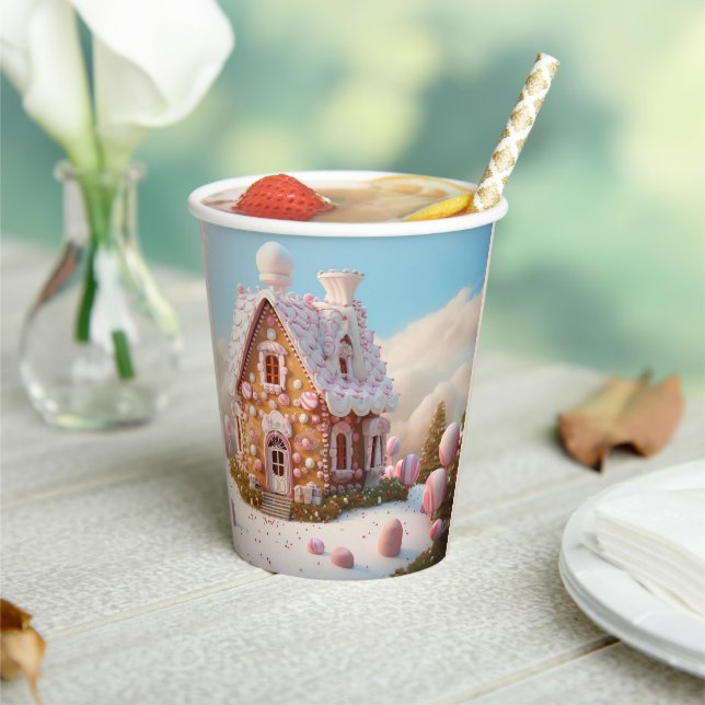Gobelets En Papier Maison en pain d'épice Noël (Insitu)
