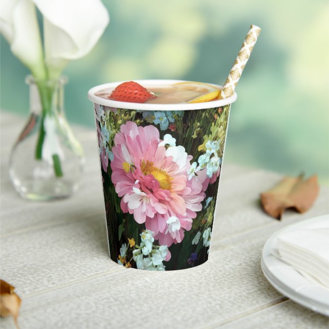 Gobelets En Papier Maisy en rose (Insitu)