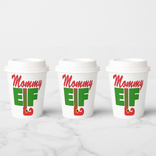 Gobelets En Papier Maman Elf (Multi)