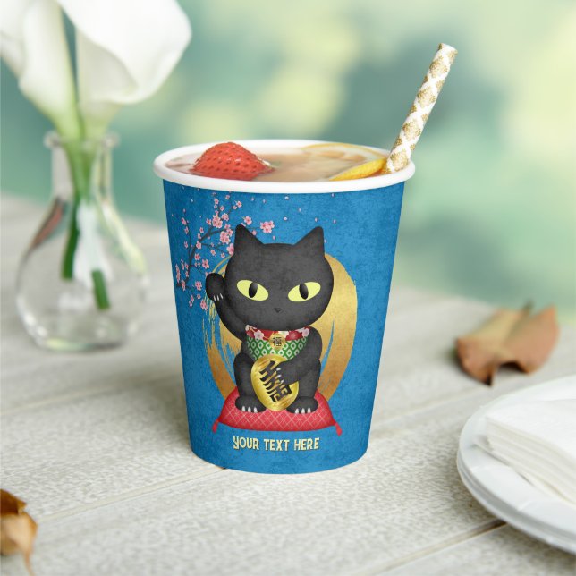 Gobelets En Papier Maneki Neko Lucky Poilue (Insitu)