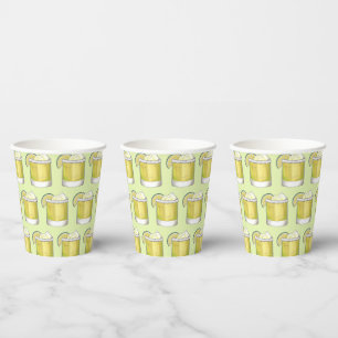 Gobelets En Papier Margarita Cocktail d'été Mixte Boisson Lime Vert