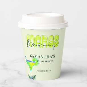 Gobelets En Papier Margs Matrimony Téquila Enterrement de Vie de Jeun