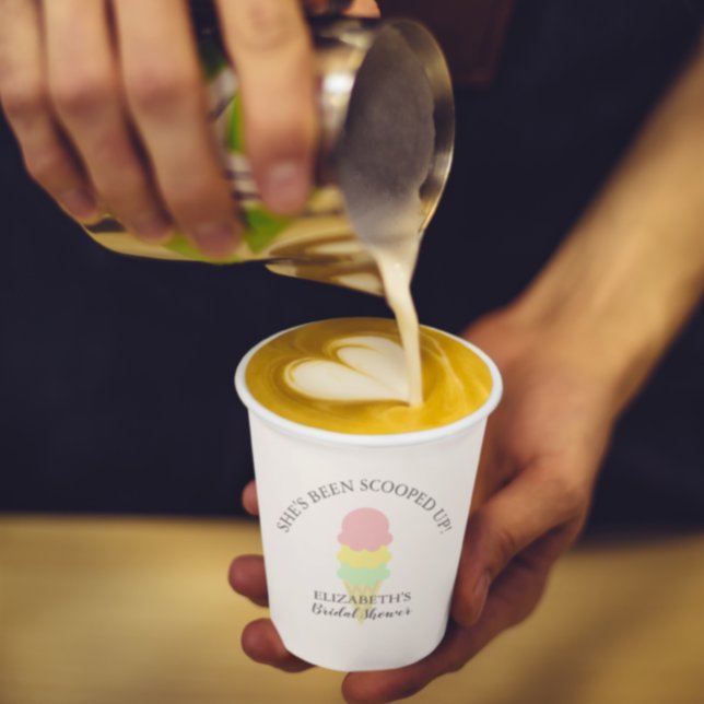 Gobelets En Papier Mariage avec glace pilée (Créateur téléchargé)