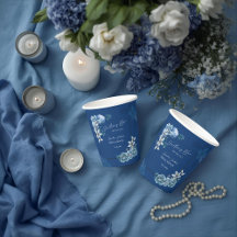 Mariage Delft Bleu Blanc Chinoiserie Floral