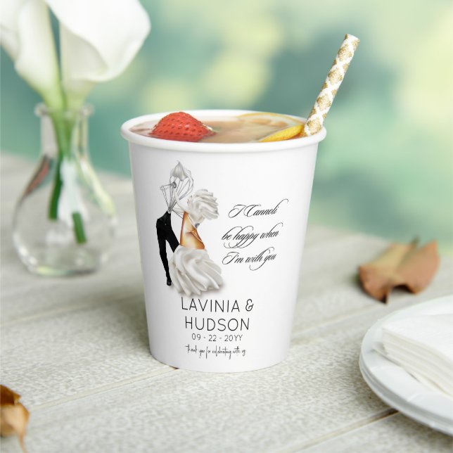 Gobelets En Papier Mariage Italien Funny Cannoli (Insitu)