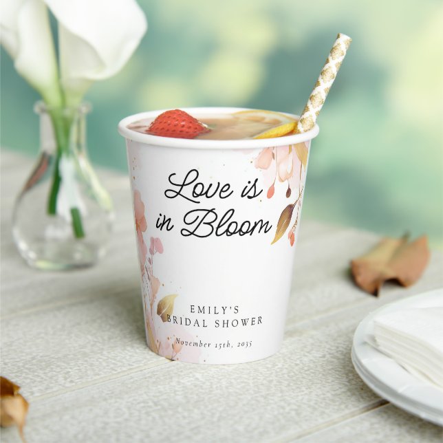 Gobelets En Papier Mariage Love in Bloom Shower (Insitu)