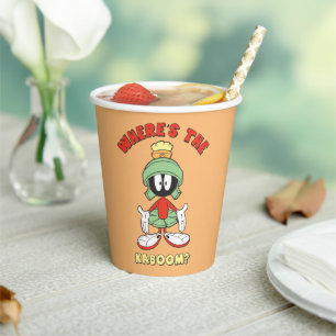 Gobelets En Papier MARVIN LE MARTIAN™ Où est le Kaboom ?
