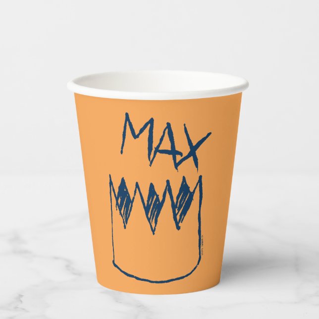 Gobelets En Papier Max & Crown Sketch (Recto)