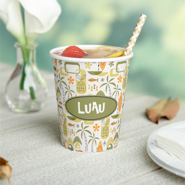 Gobelets En Papier MCM Hawaiian Village (Insitu)