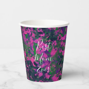 Gobelets En Papier Meilleure Maman Jardin Unique Rose Jardin Floral P