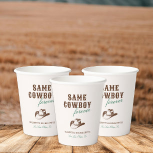 Gobelets En Papier Même Cowboy Forever Bachelorette Week-end