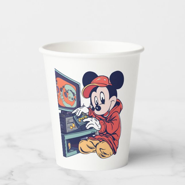 Gobelets En Papier Mickey vintage (Recto)