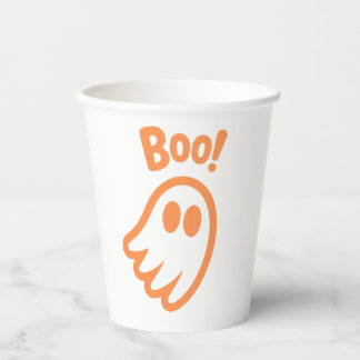 Gobelets En Papier mignon Boo ! - Design Halloween
