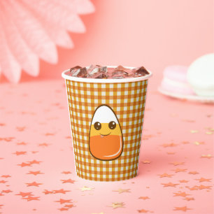 Gobelets En Papier Mignon maïs de bonbon Halloween