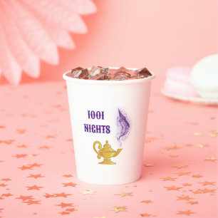 Gobelets En Papier Mille et une nuits Aladdin Lampe magique