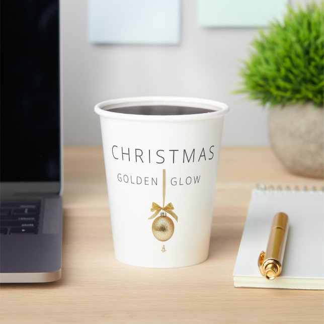 Gobelets En Papier Minimal Christmas Line Art Tree | KaliraArts (Insitu)