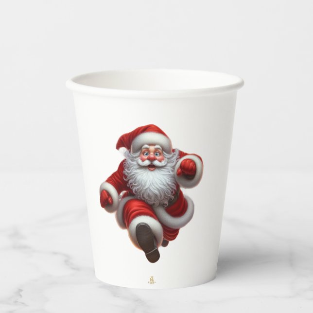 Gobelets En Papier Minimal Christmas Mug | Line Art Tree | KaliraArts (Recto)