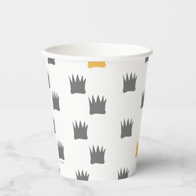 Gobelets En Papier Modèle de couronne de Où sont les monstres ? (Recto)