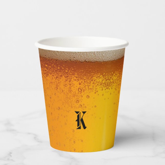 Gobelets En Papier modern simple drinking  beer Christmas party (Recto)