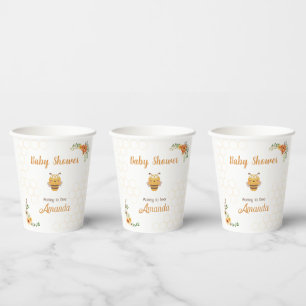 Gobelets En Papier Mommy To Bee Baby shower Paper Cup