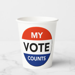 Gobelets En Papier Mon compte de vote