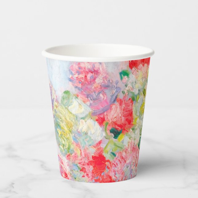 Gobelets En Papier Monet Peonies (Recto)