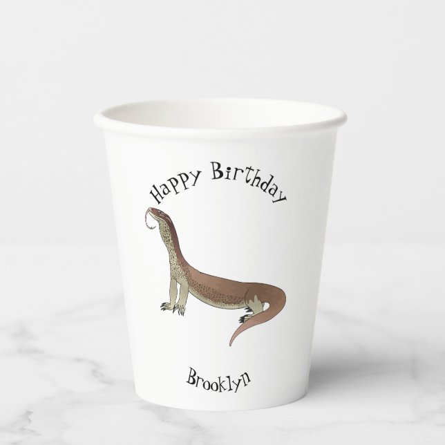 Gobelets En Papier Monitor lizard (Recto)