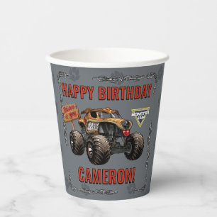 Gobelets En Papier Monster Jam - Monster Mutt Anniversaire