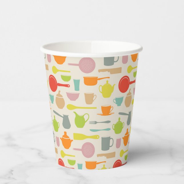 Gobelets En Papier Motif (Gauche)