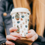 Gobelets En Papier Motif de Noël coloré tendance | Aquarelle<br><div class="desc">Motif de Noël coloré tendance | Aquarelle</div>