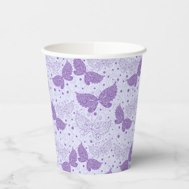 Gobelets En Papier Motif de printemps (Gauche)