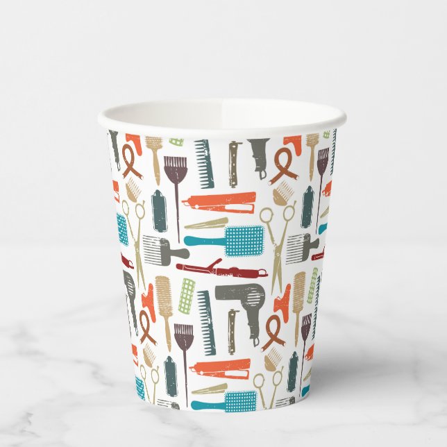 Gobelets En Papier Motif de soins (Gauche)
