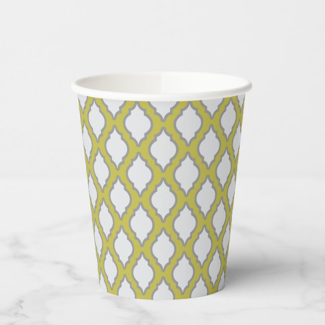 Gobelets En Papier Motif de style arabe (Gauche)