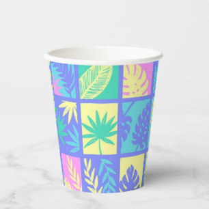 Gobelets En Papier motif feuille