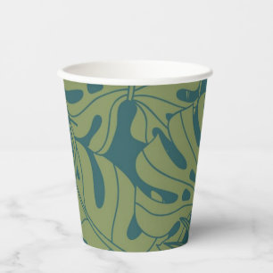 Gobelets En Papier motif feuille