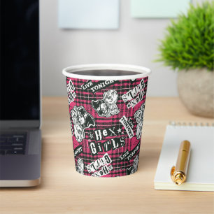 Gobelets En Papier Motif Plaid Des Filles Hex