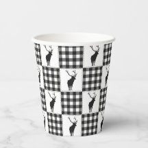 Motif rustique de plaid de bison de forêt giboyeus