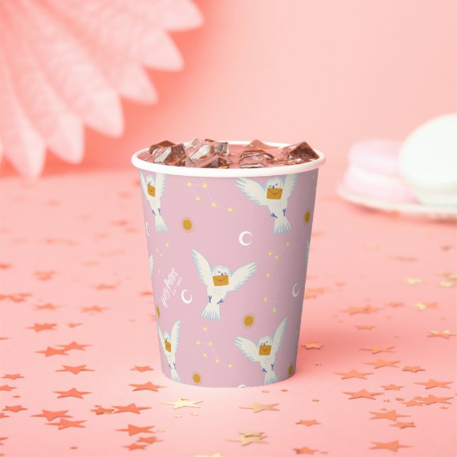 Gobelets En Papier Motif Solstice Hedwig Rose (Insitu)