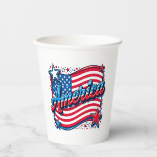 Gobelets En Papier Mug de café Stylish America