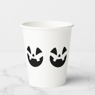 Gobelets En Papier Mug d'Halloween éffrayant Jack-o'lanterne